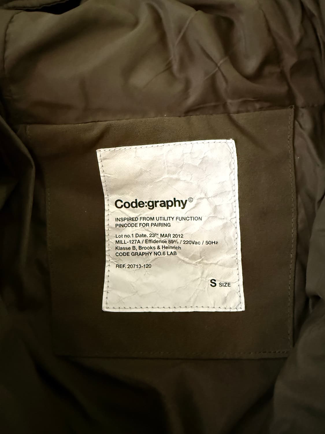 코드그라피 야상 자켓 (내피 포함) 상품이미지4