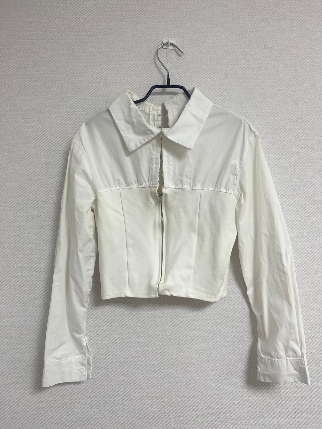 후크 셔츠 집업 (오프숄더 가능) 상품이미지1