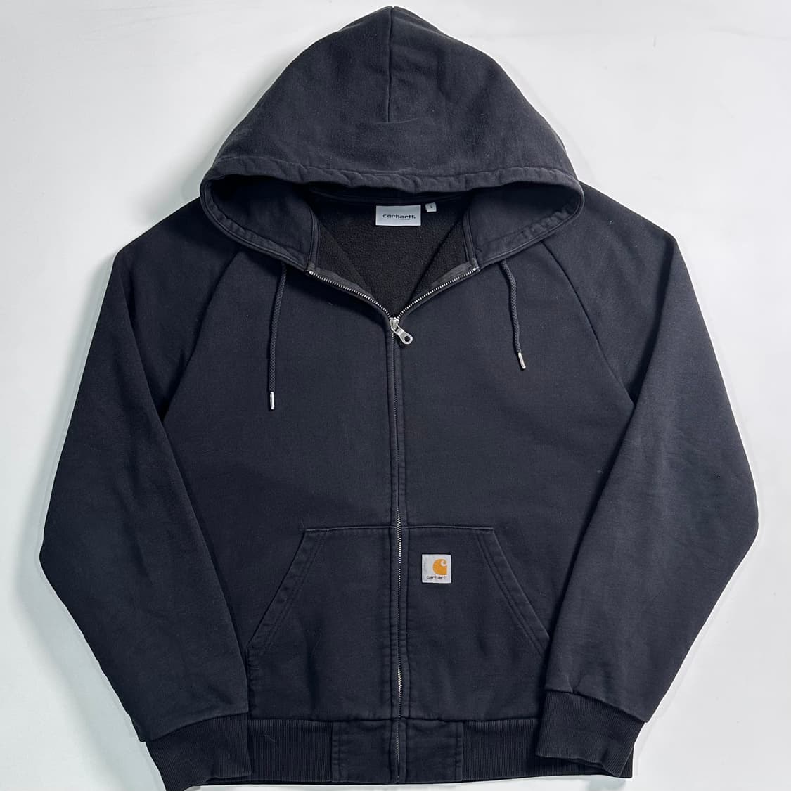 칼하트 블랙 후드집업 상품이미지1