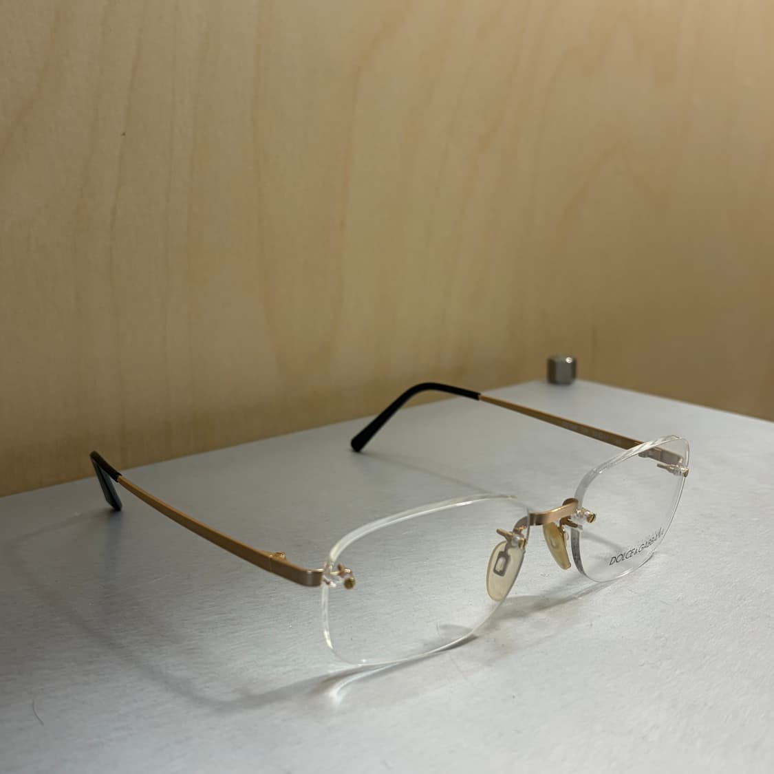 돌체앤가바나 DG 364 709 골드 럭셔리 무테 안경 상품이미지2