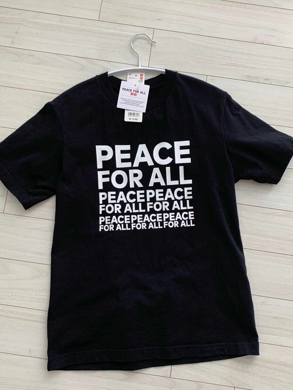 유니클로 peace for all 티셔츠 XS 상품이미지1