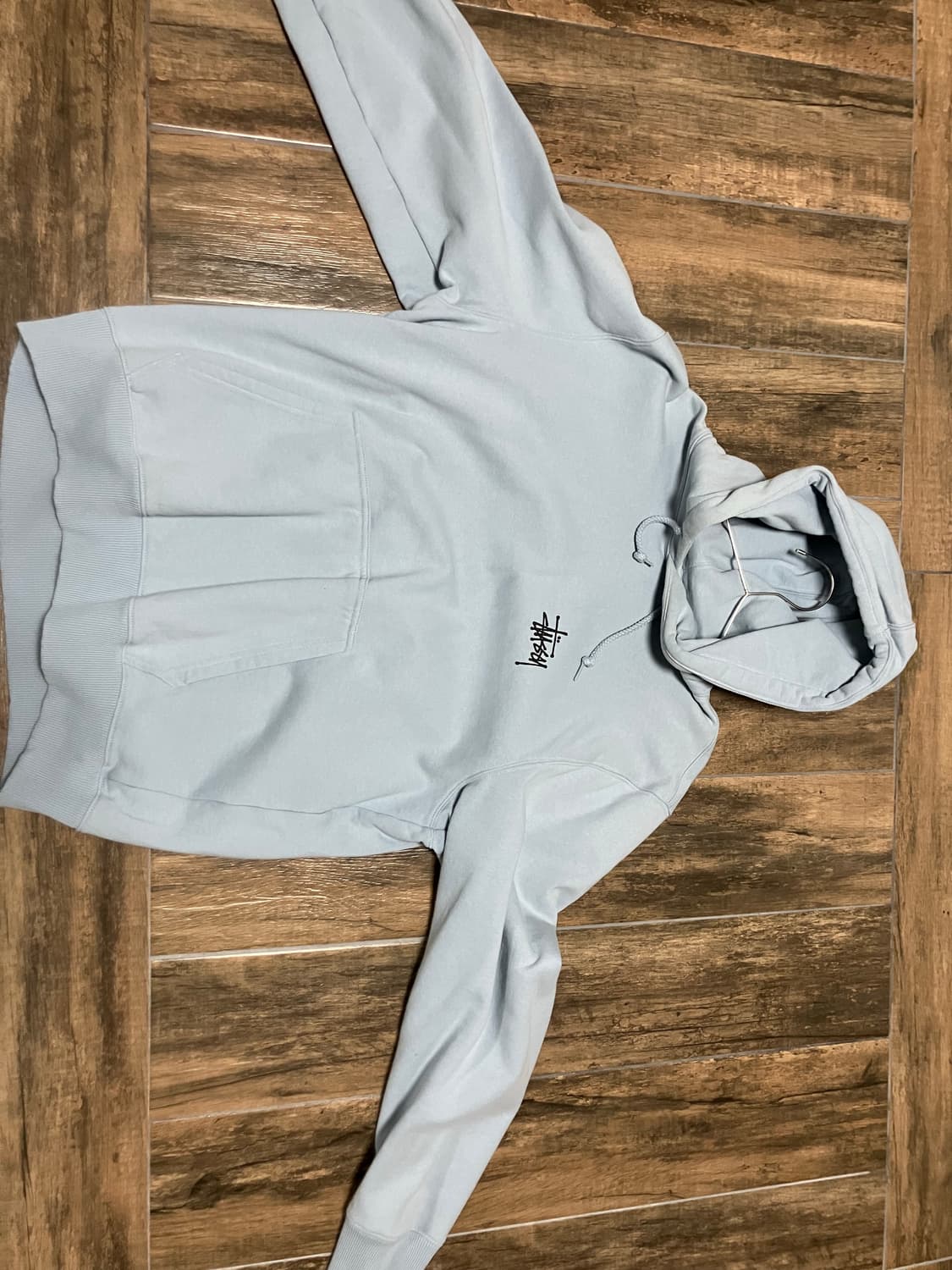 스투시stussy후드  소라색 상품이미지1