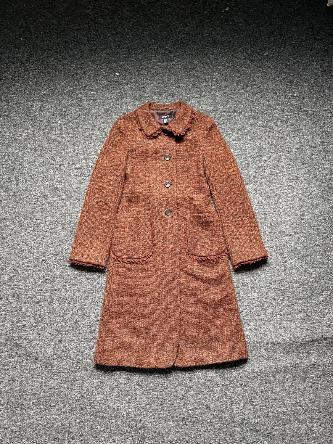 DKNY 프린지 트위드 코트 상품이미지7