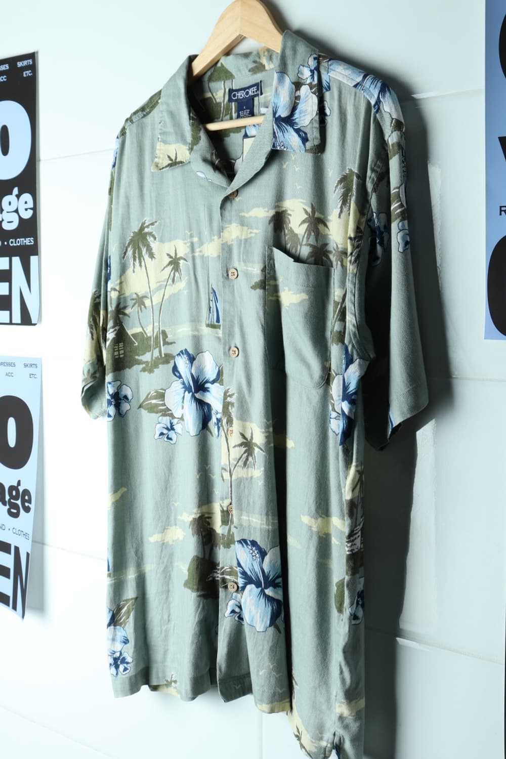 (L-2XL) 브랜드빈티지 반팔셔츠 남방 USA 하와이안-H33115 상품이미지1