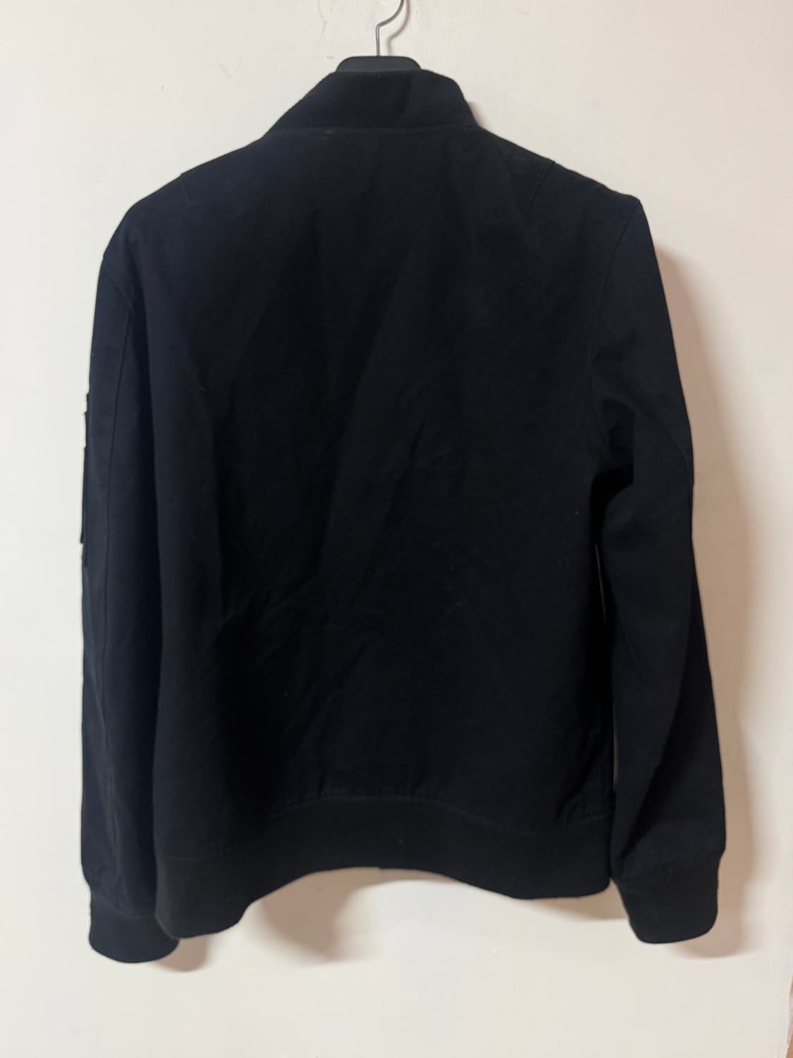 페이퍼리즘 블랙 MA-1 집업 블루종 자켓 L 상품이미지4