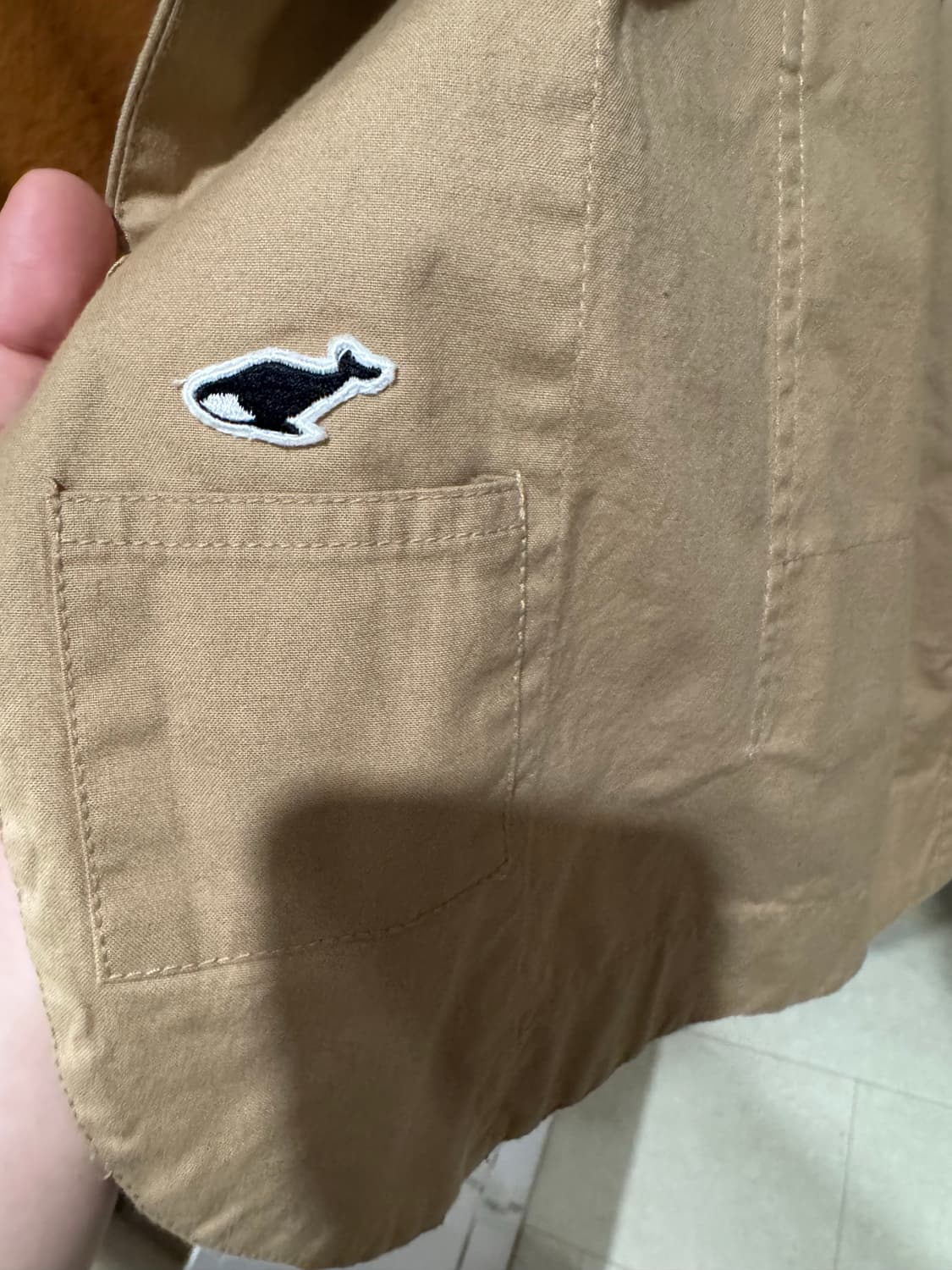 네이더스 셔츠 자켓 베이지 4 상품이미지4