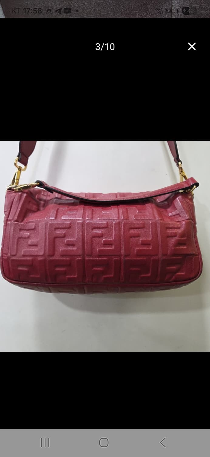 펜디 엠보 바게트 숄더 상품이미지2