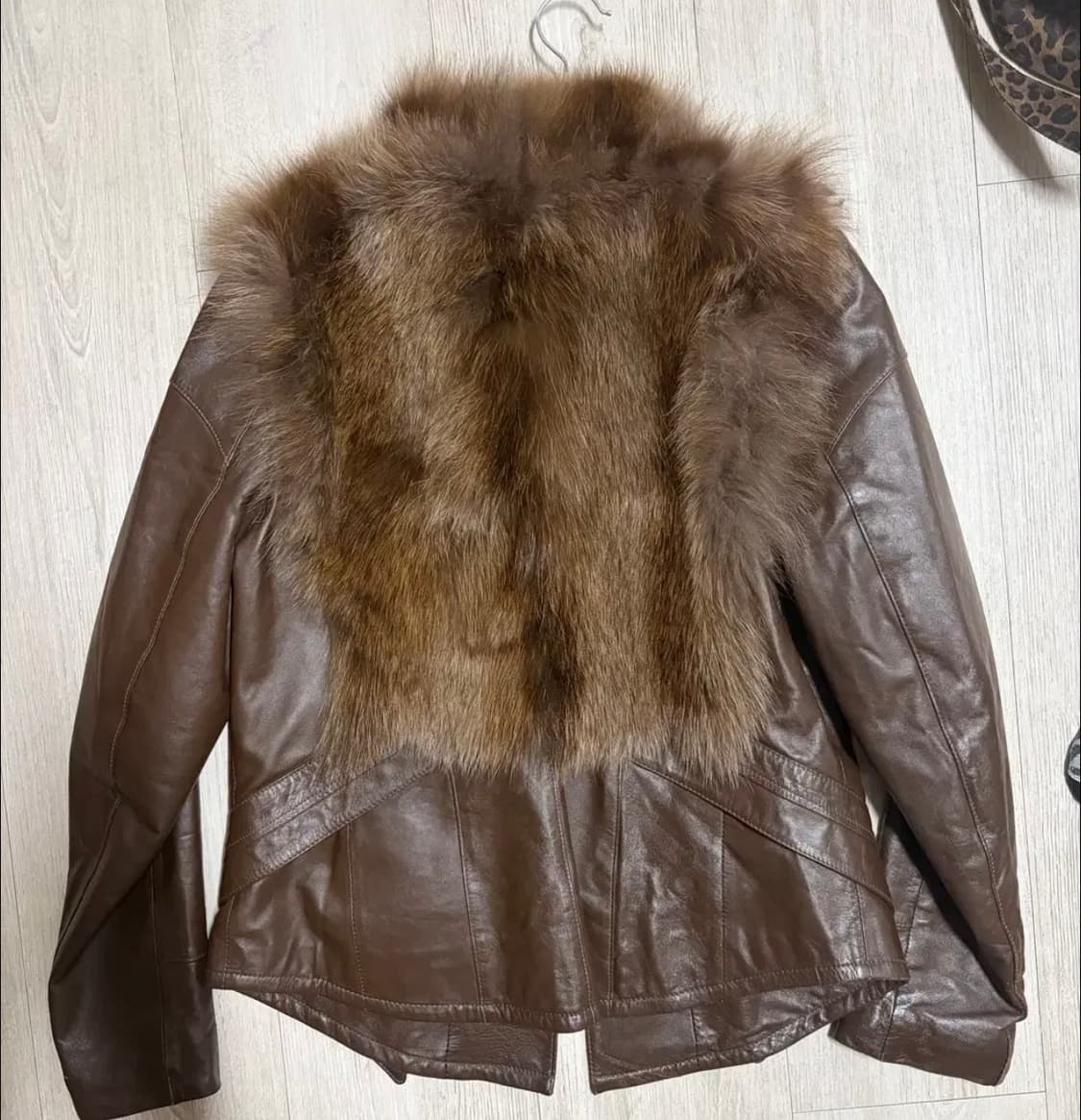 가격오늘만)케토 퍼 가죽자켓 퍼자켓 리얼레더 리얼퍼 갸루 펑크 와투케 상품이미지2