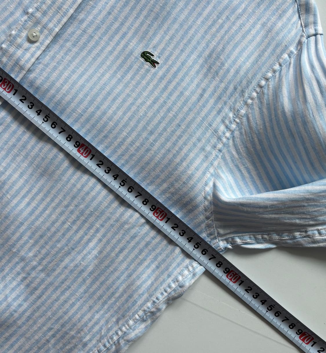 Lacoste 라코스테 스트라이프 린넨 셔츠 상품이미지6