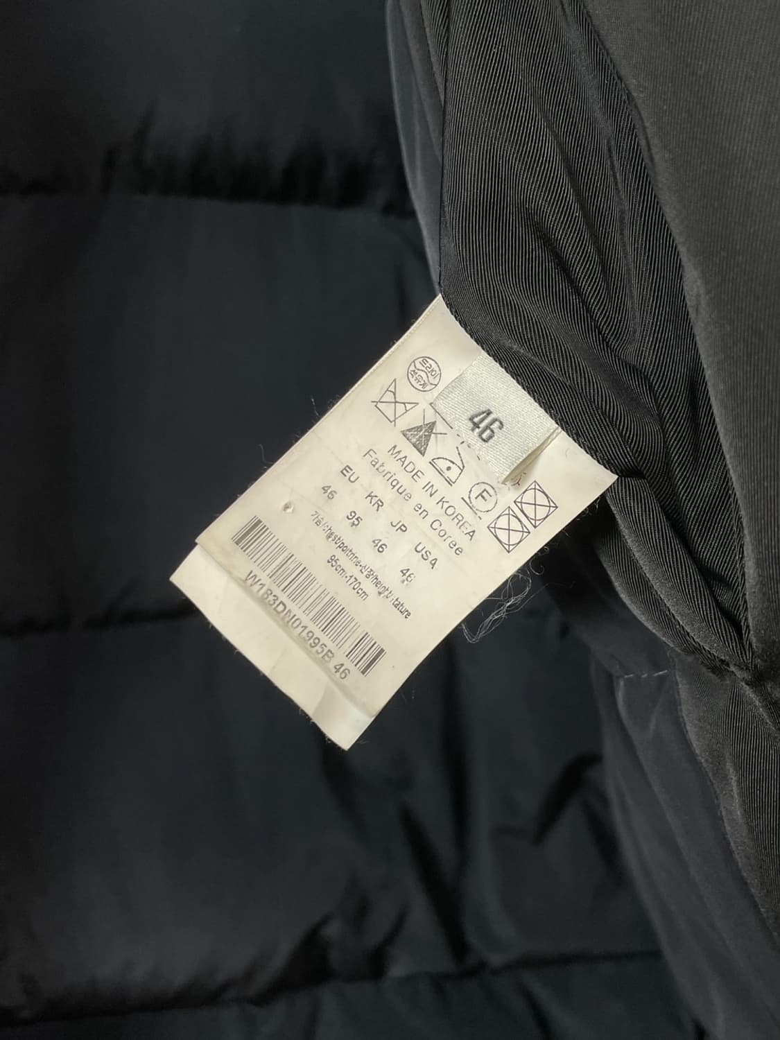 우영미 스티치 구스다운 패딩 상품이미지9