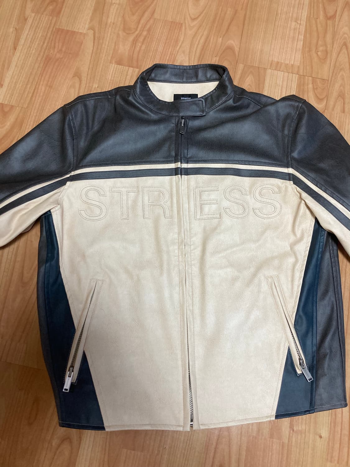 민타임 레더 자켓 상품이미지1