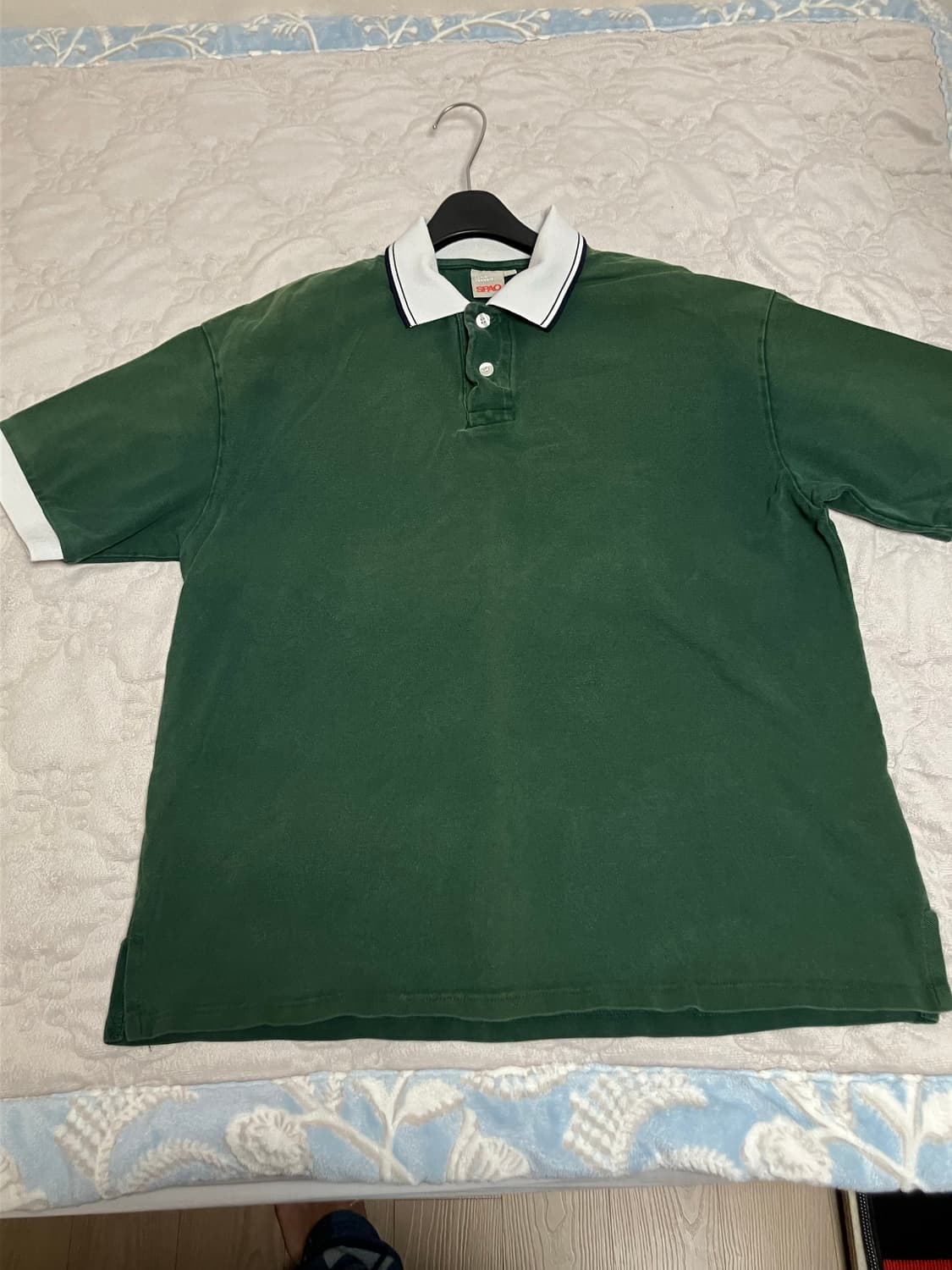 SPAO 초록색 카라티 상품이미지1