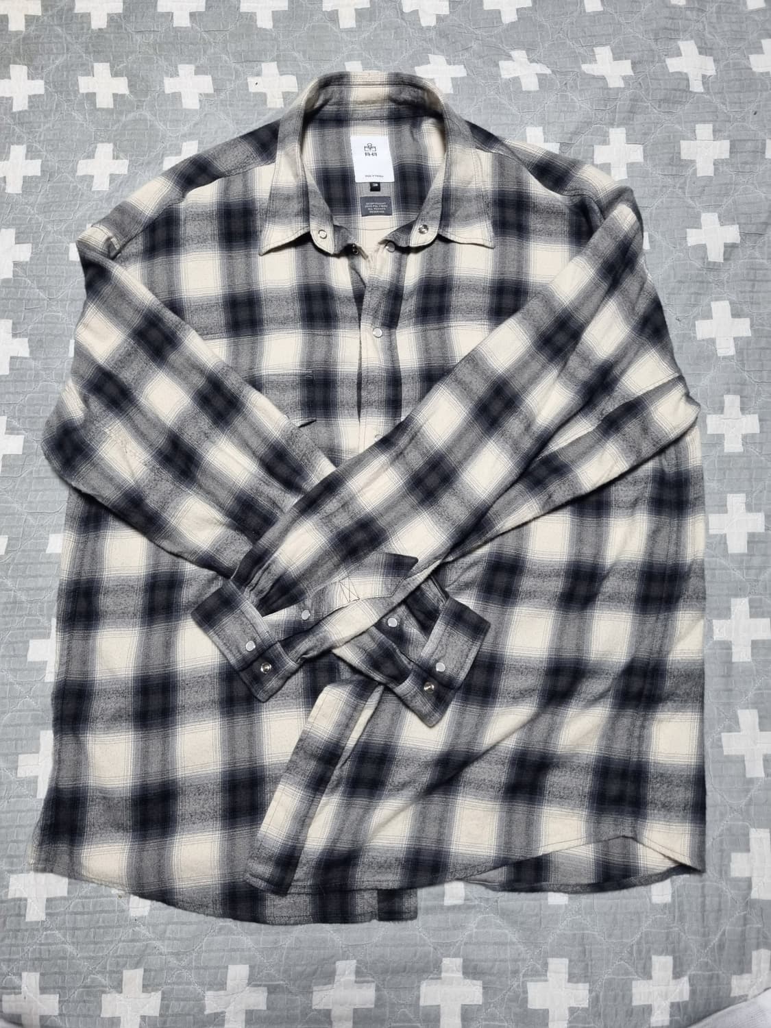 [3]폴리테루 loosed check shirt western 상품이미지1
