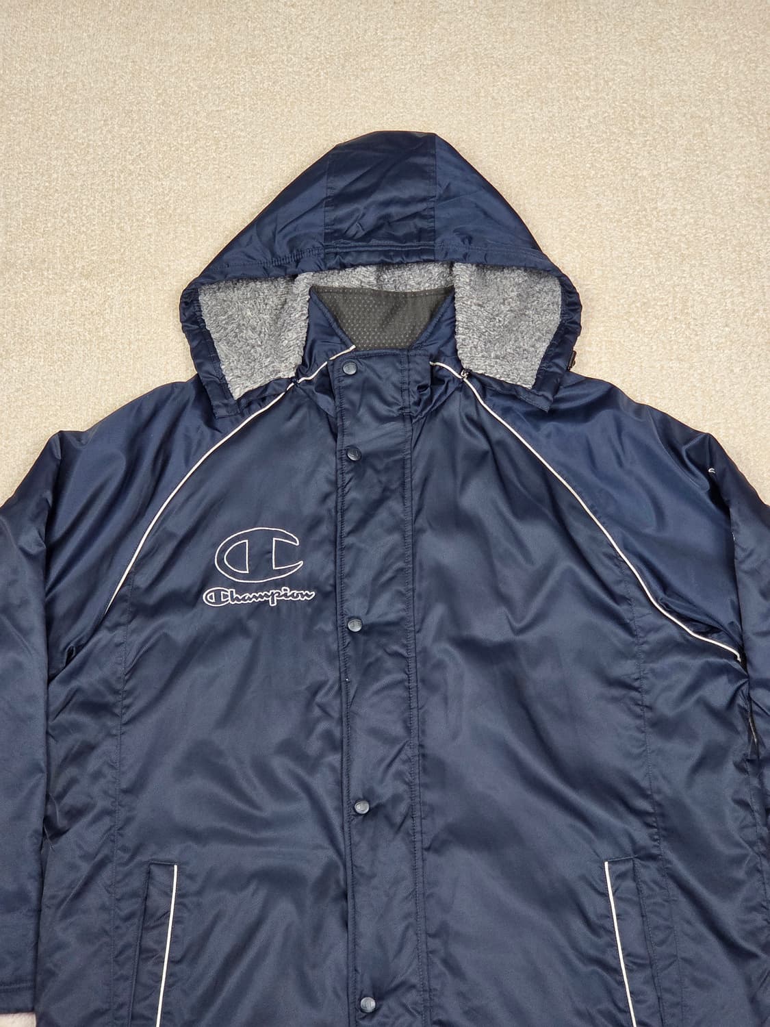 [챔피온] 골드윈 빅로고 플리스 벤치 코트 | 00234 상품이미지2