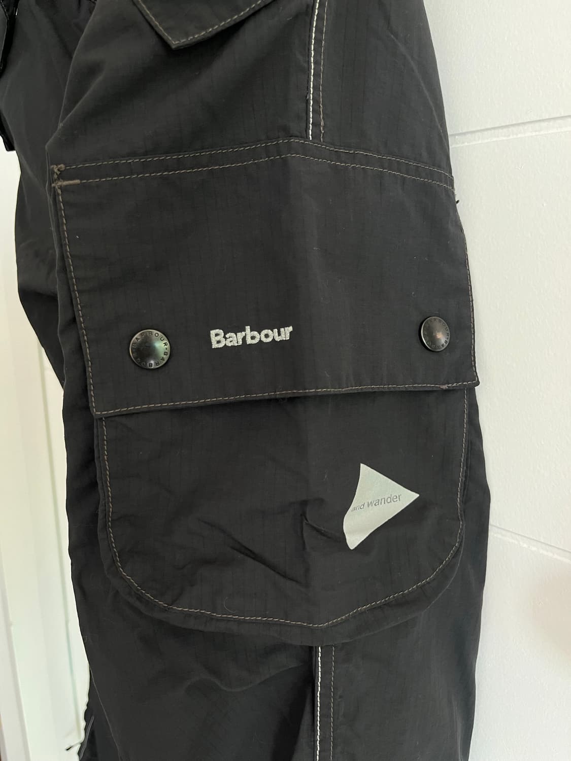 Barbour x And Wander splits cargo pants 상품이미지4