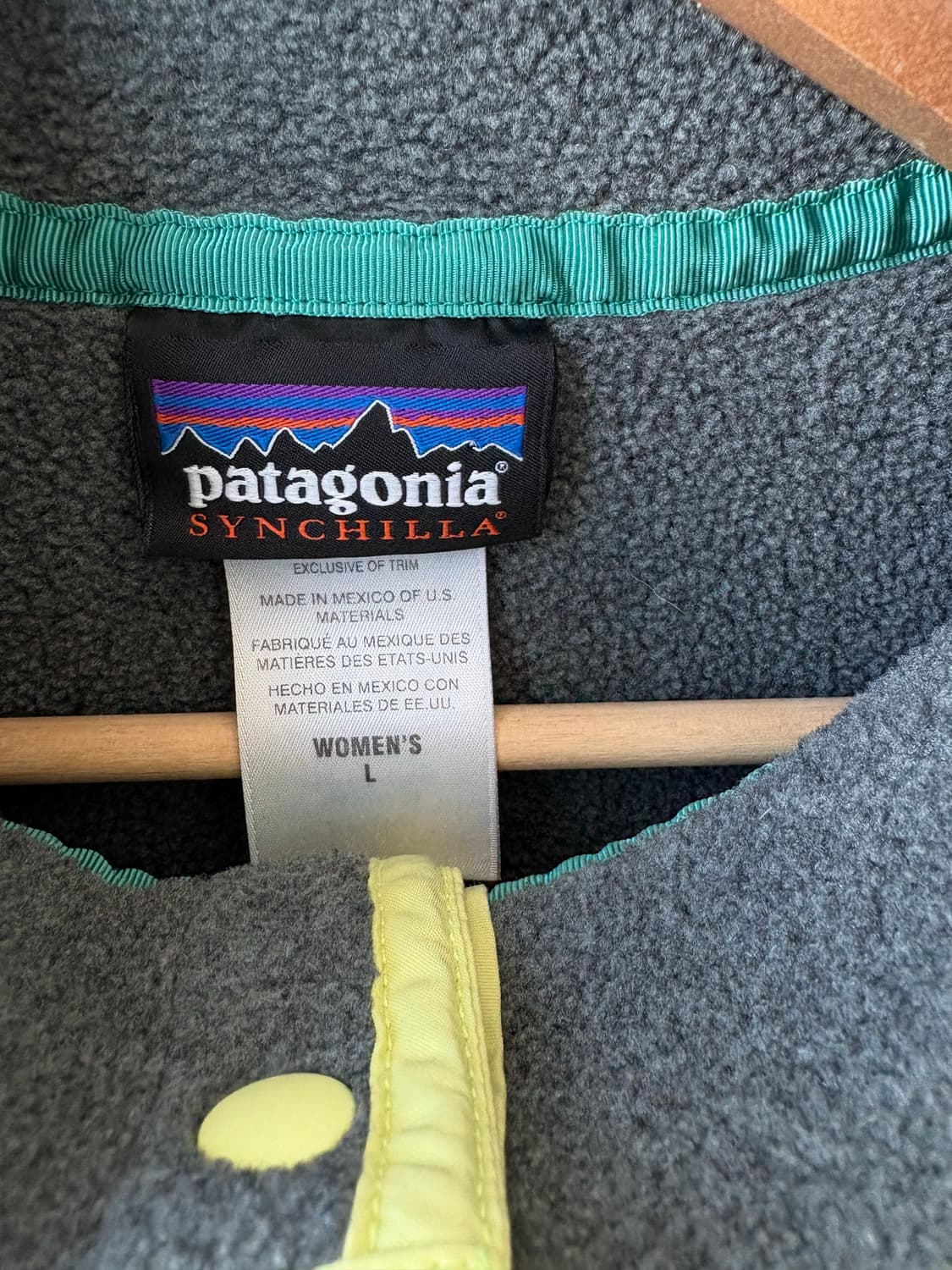 빈티지 파타고니아 신칠라 풀오버 플리스 Women L 상품이미지6