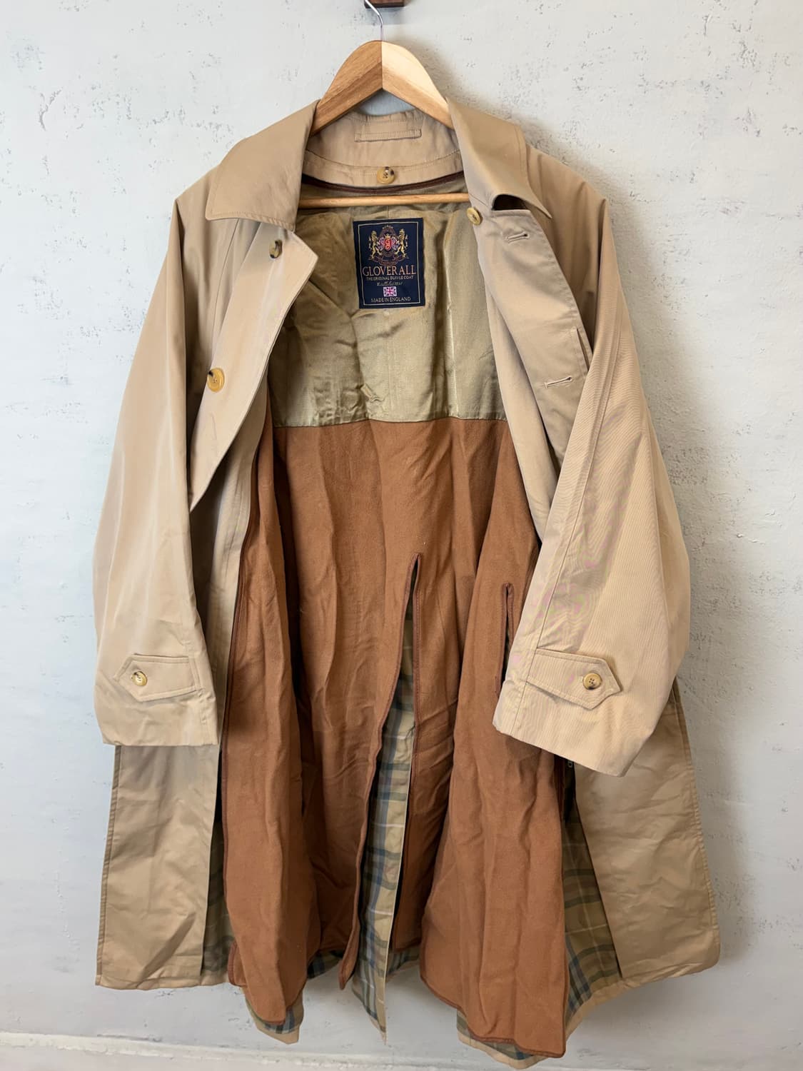 글로버올 90s 빈티지 트렌치 코트 상품이미지2