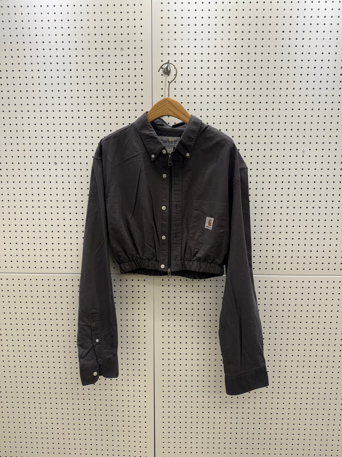 칼하트 커스텀 크롭 셔츠 자켓 U1318 상품이미지2
