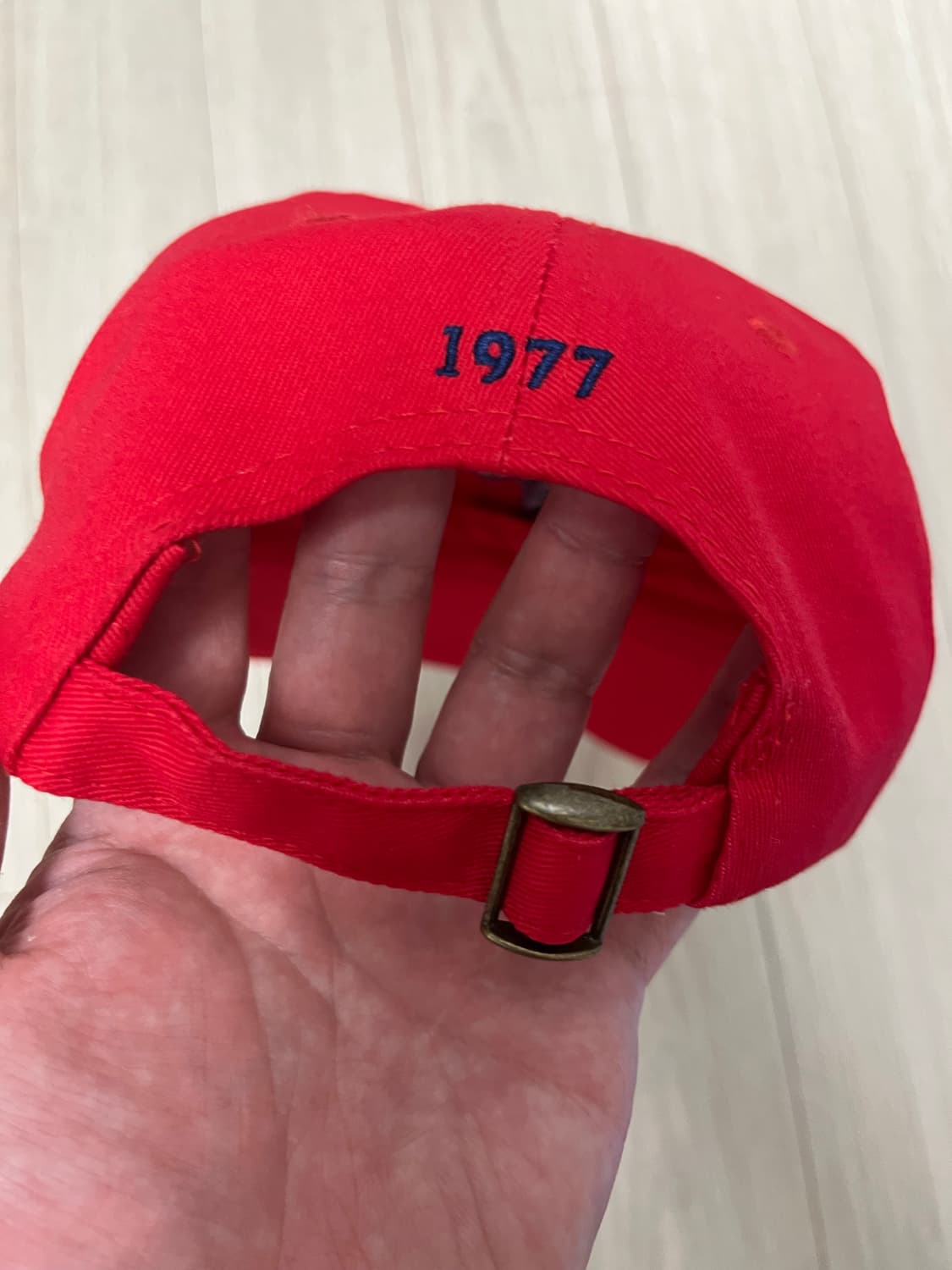 드레익스 레드 타이거 자수 볼캡 모자 상품이미지3