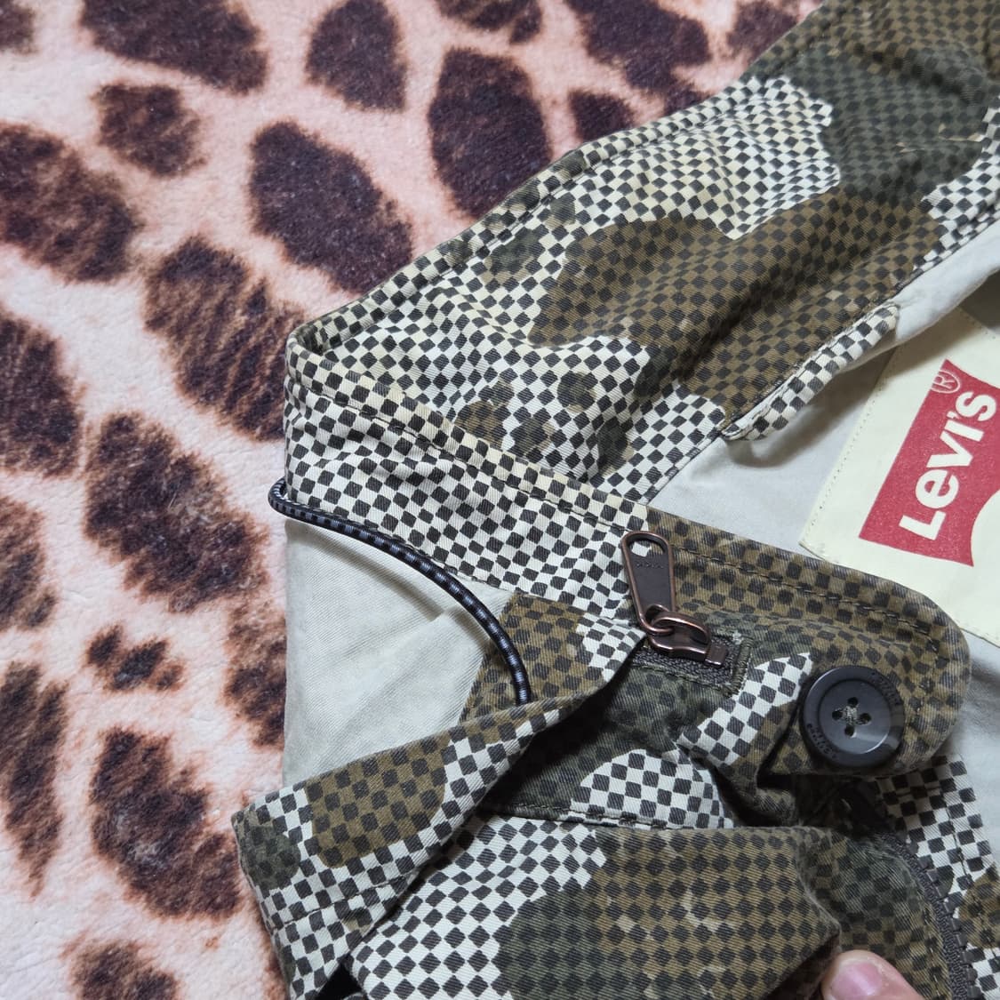 리바이스 카모 체크 코튼 필드 자켓 상품이미지8