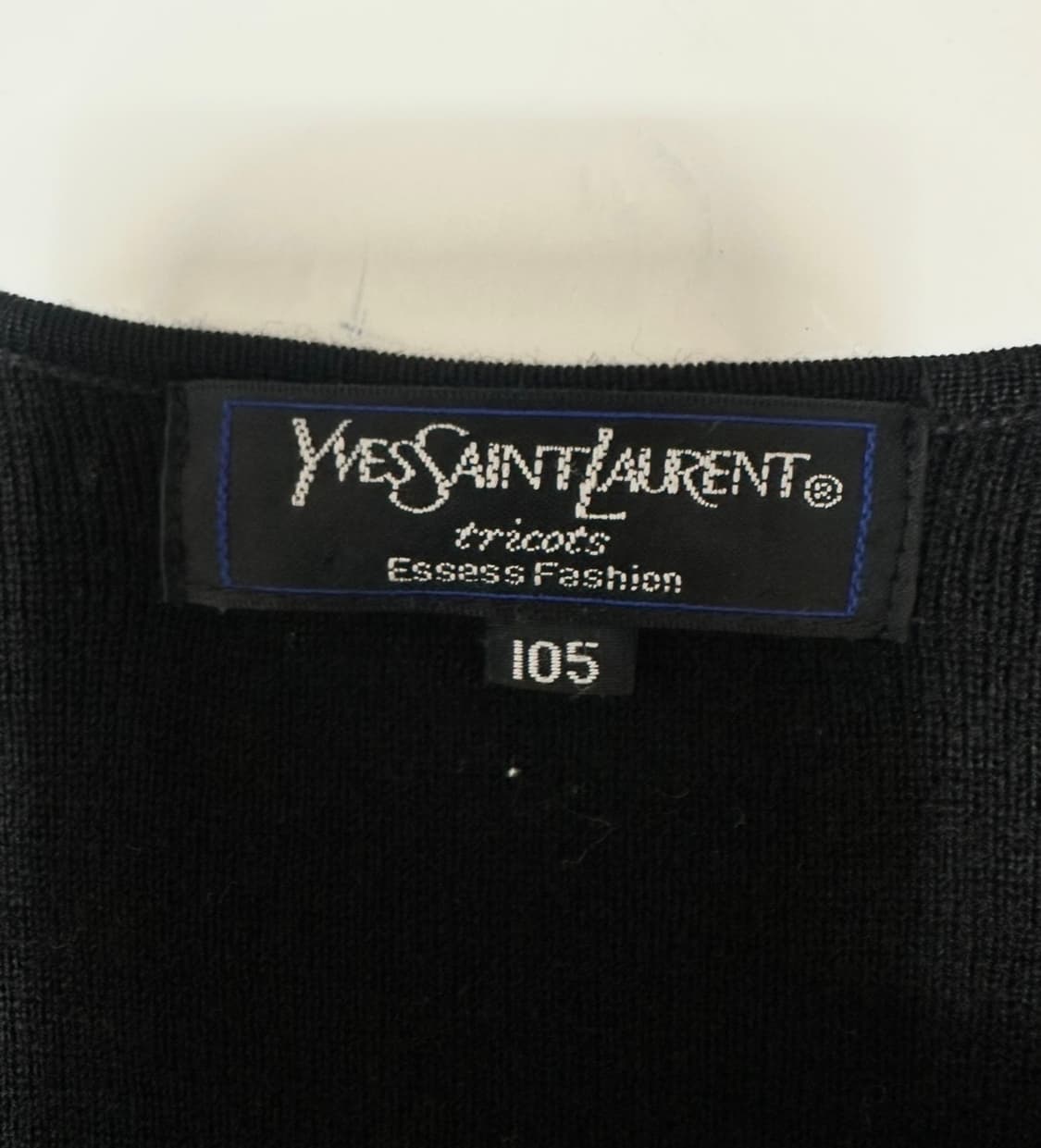 YSL 입생로랑 블랙 니트 베스트 가디건 상품이미지5