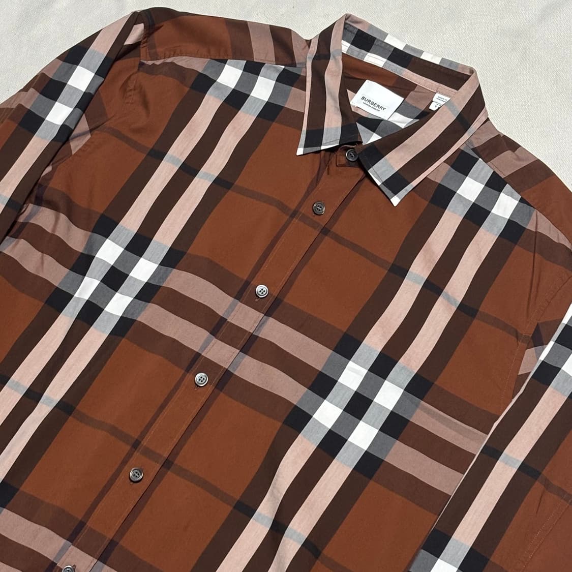 🫶🏻 버버리 브라운 체크 셔츠 🫶🏻 상품이미지2