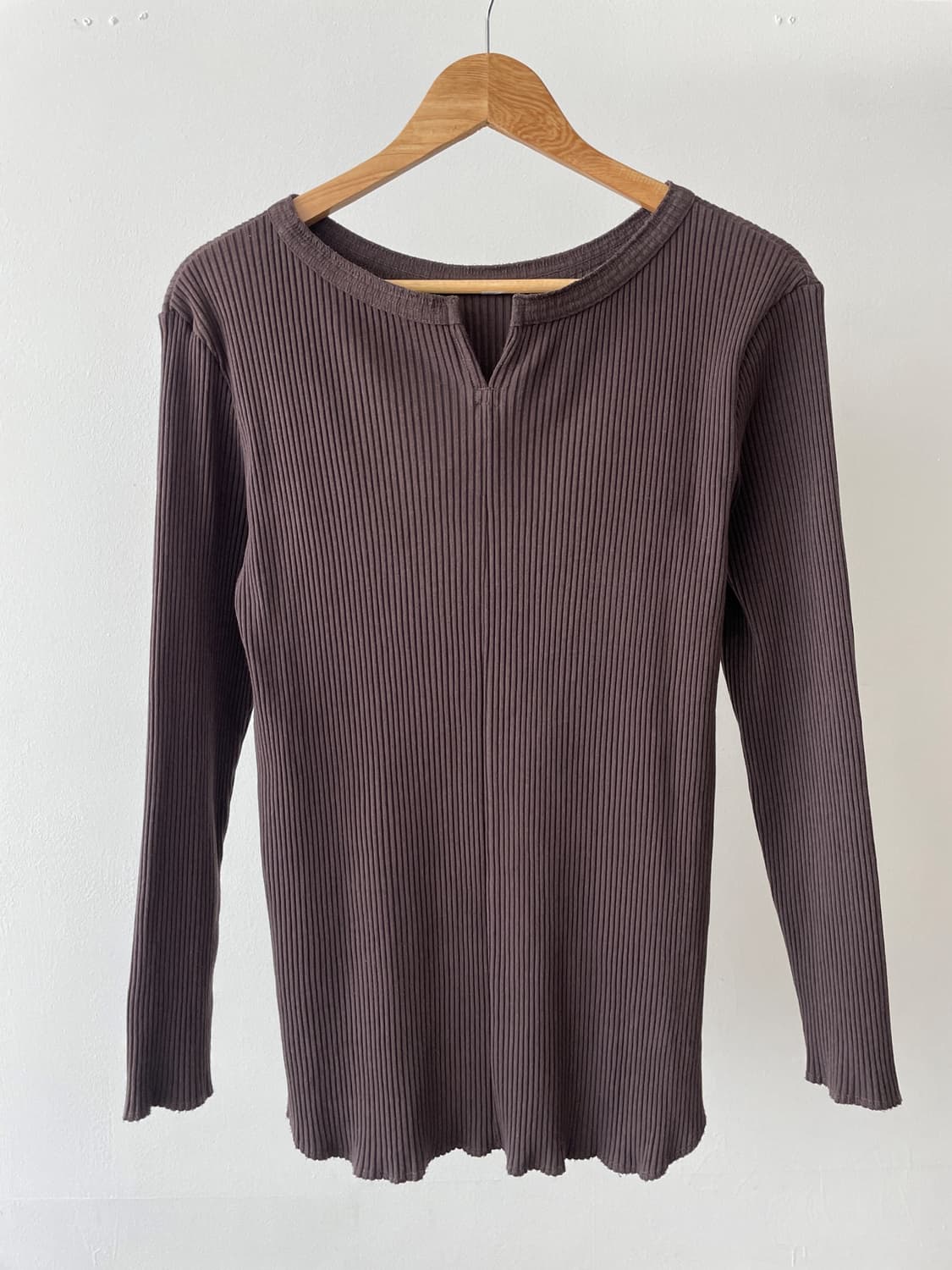  PLST Brown Long Sleeve Top 상품이미지3