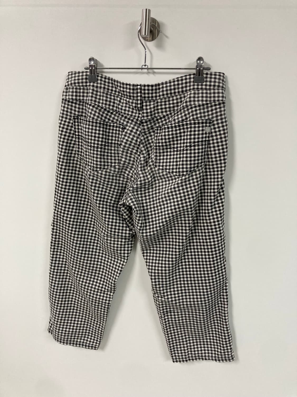 빈티지 체크 7부 팬츠 상품이미지6