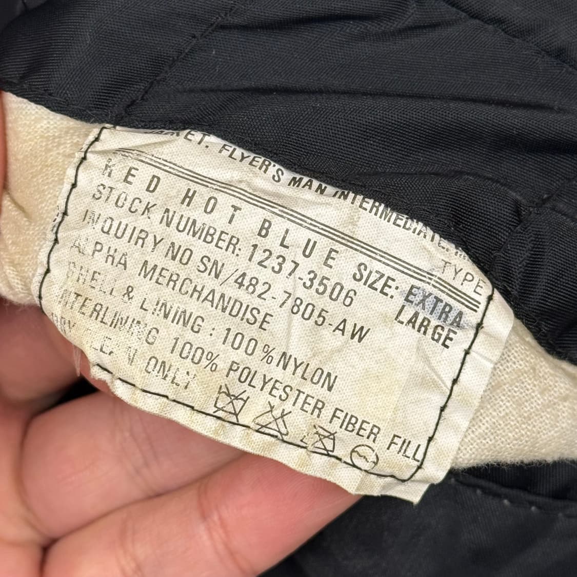 RED HOT BLUE MA-1 자켓 (XL) 상품이미지7