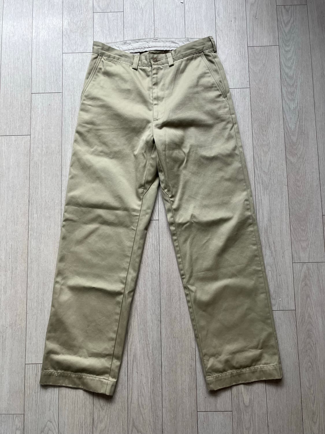 나나미카 세미와이드 치노 카키 30 상품이미지1