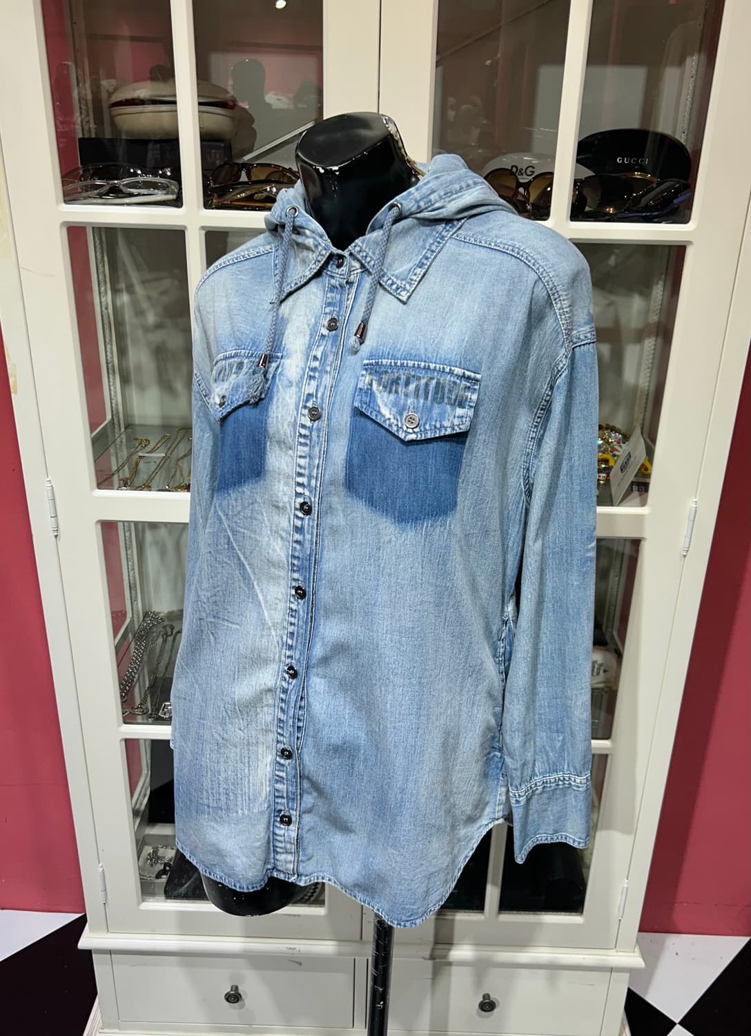 ghost of harlem shirt 고스트 오브 할렘 데님 셔츠 상품이미지1