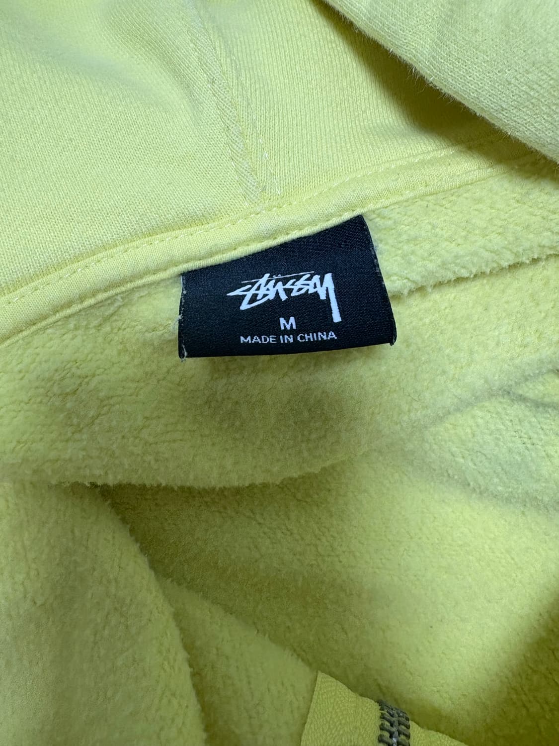 스투시 베이직 후드집업 레몬 상품이미지3