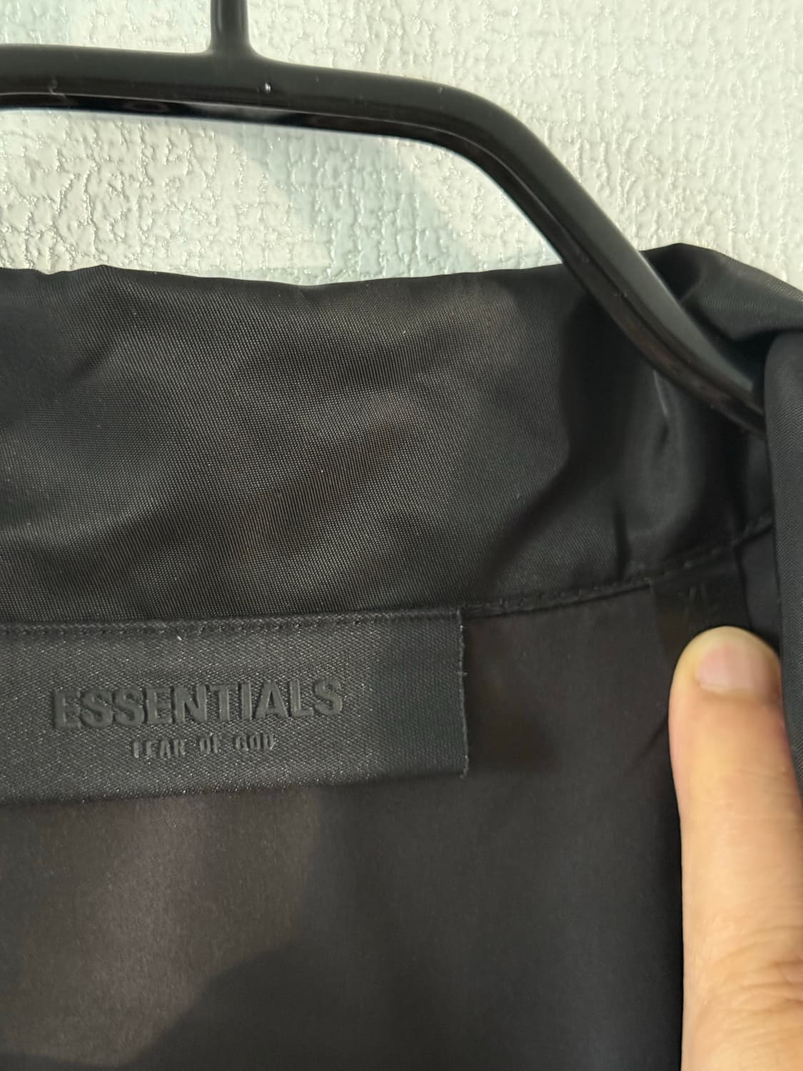 [XL] 피어오브갓 에센셜 코치 자켓 블랙컬렉션 상품이미지7