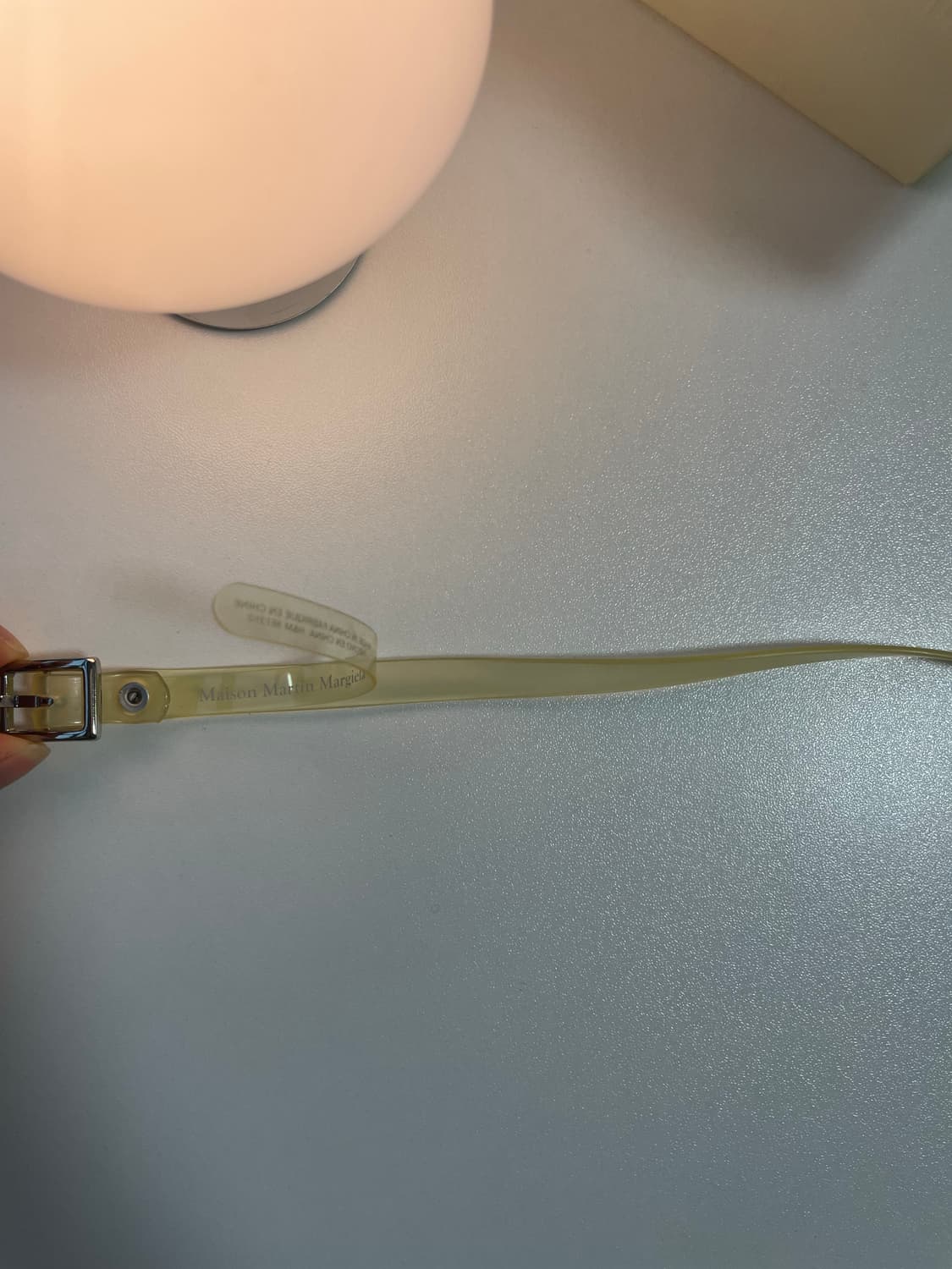 Hnm X margiela clear belt 벨트 상품이미지4