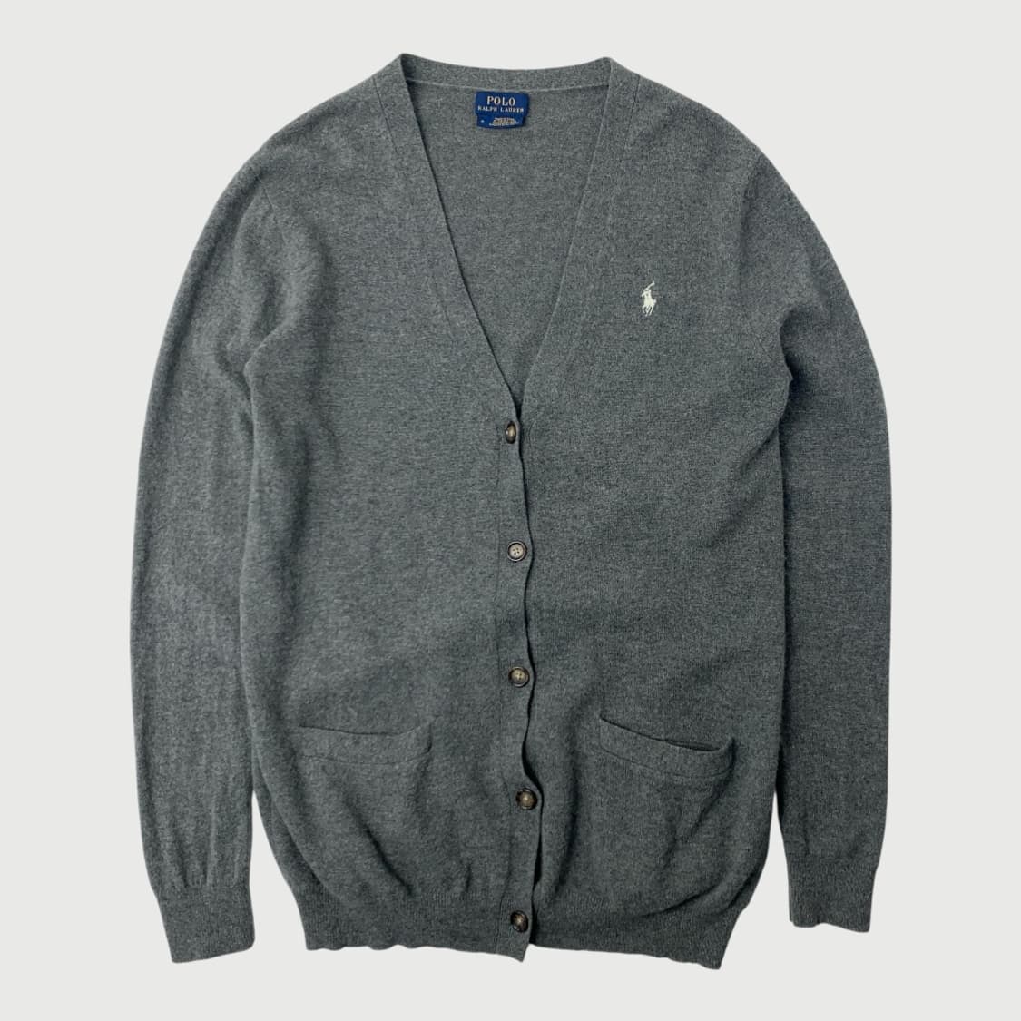 [M/정품] 폴로 랄프로렌 여성 니트 가디건 그레이 L1-0007 상품이미지1