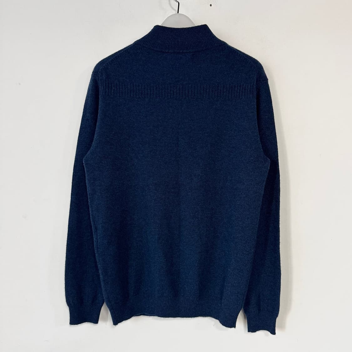 헤리티지 캐시미어 하프 집업 니트 탑 상품이미지5