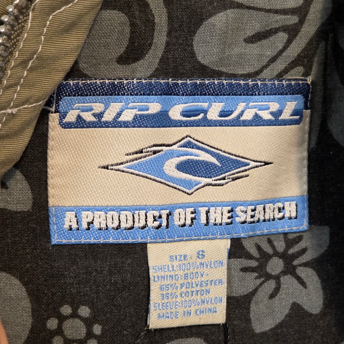 JPN 트랙라인 올드스쿨 카키 바람막이 상품이미지10