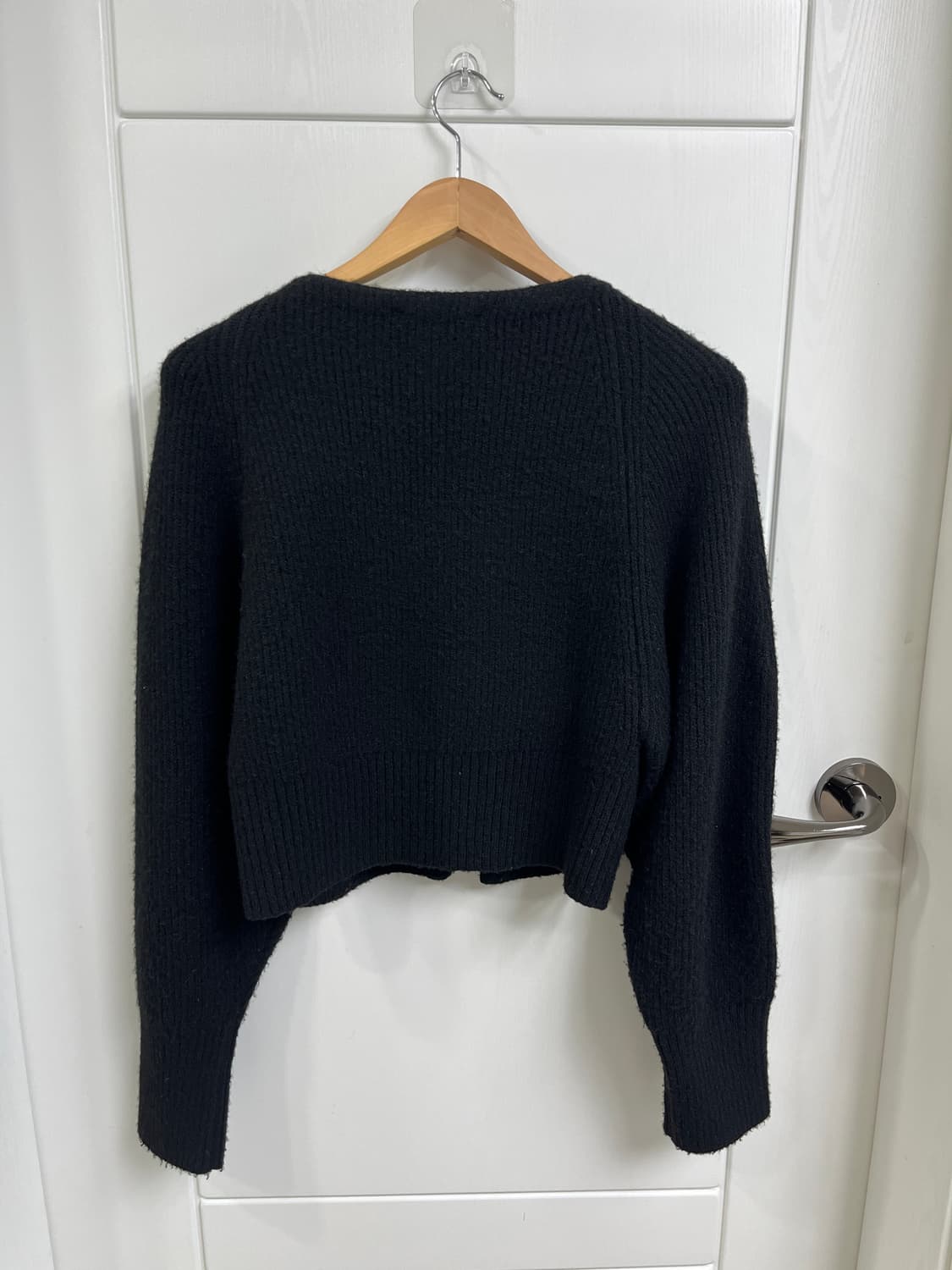 리멘터리 버클 가디건 블랙 상품이미지7