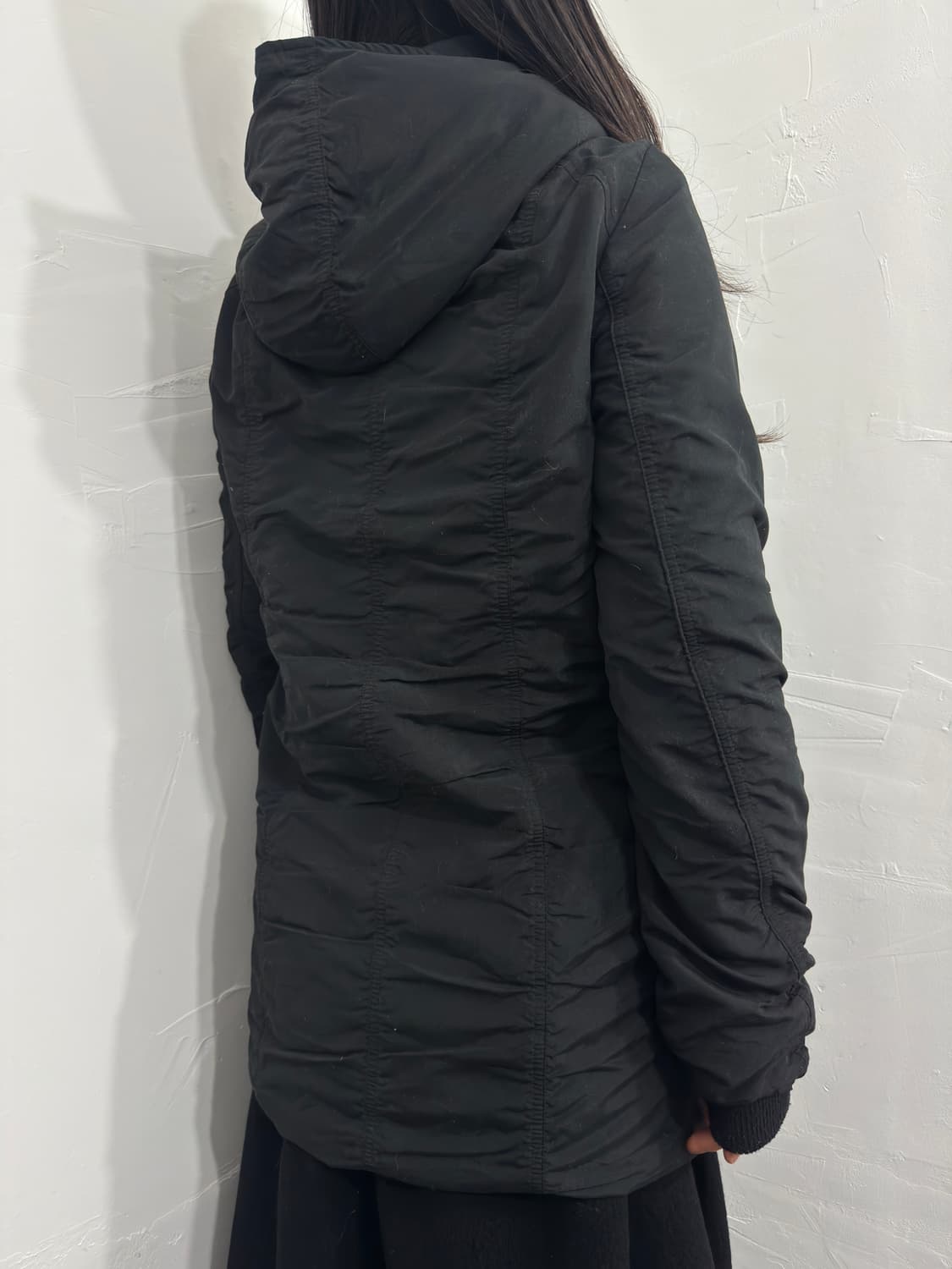 jinty shirring button hood jacket 상품이미지6