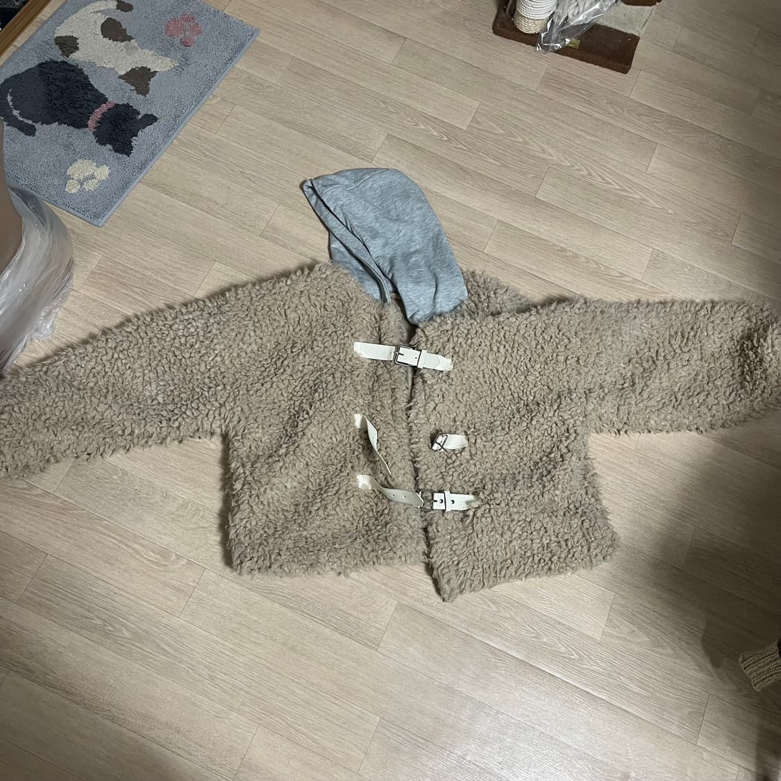 빈티지 뽀글이 후드자켓 상품이미지2