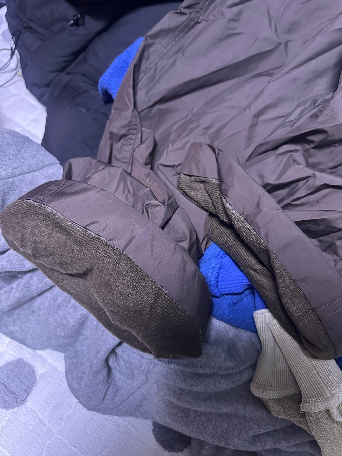 [L] 구형 유니클로 벨티드 나일론 팬츠 상품이미지5