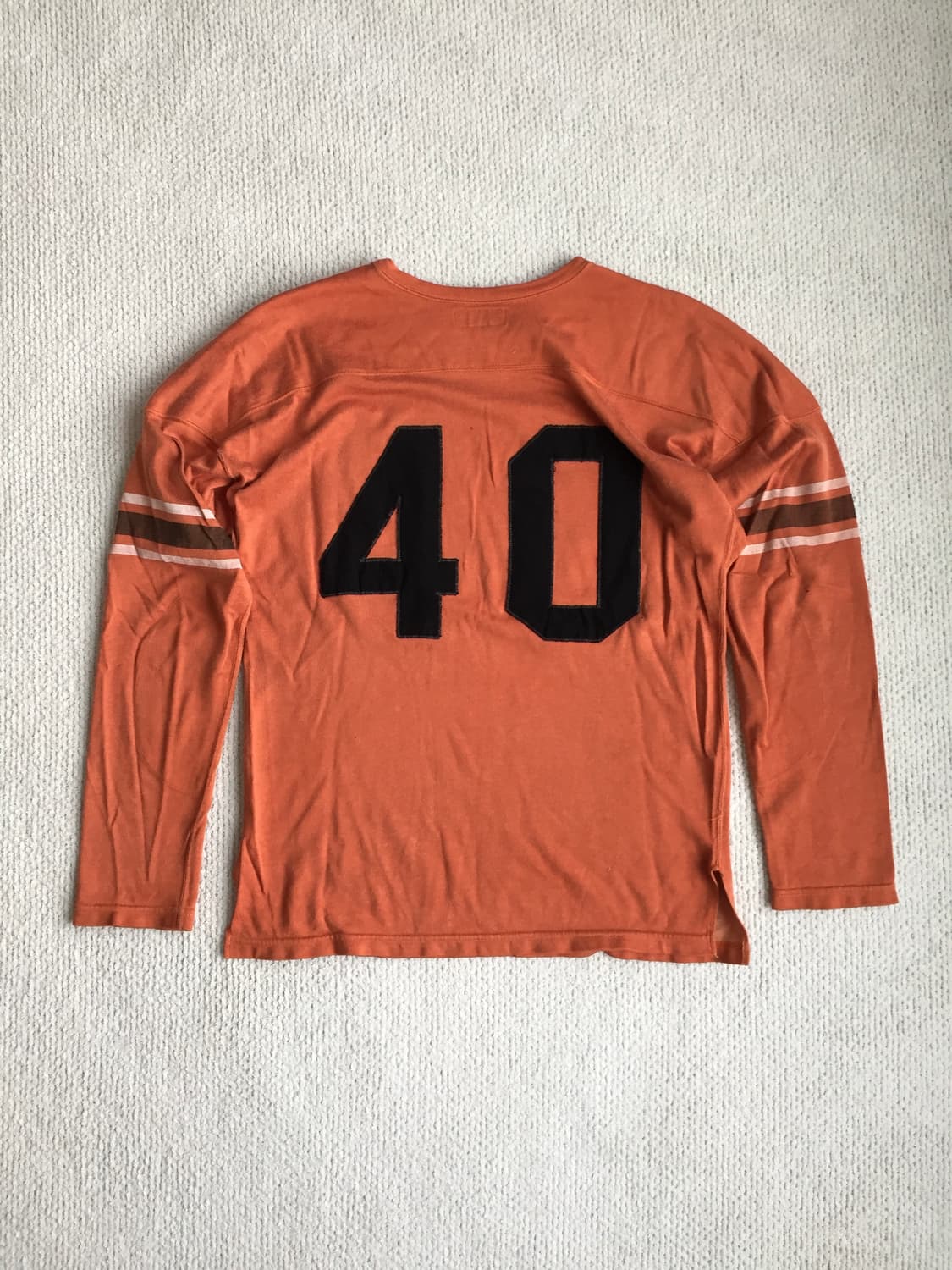 Joe mccoy 조맥코이 레이온 풋볼 티셔츠 오렌지 상품이미지1