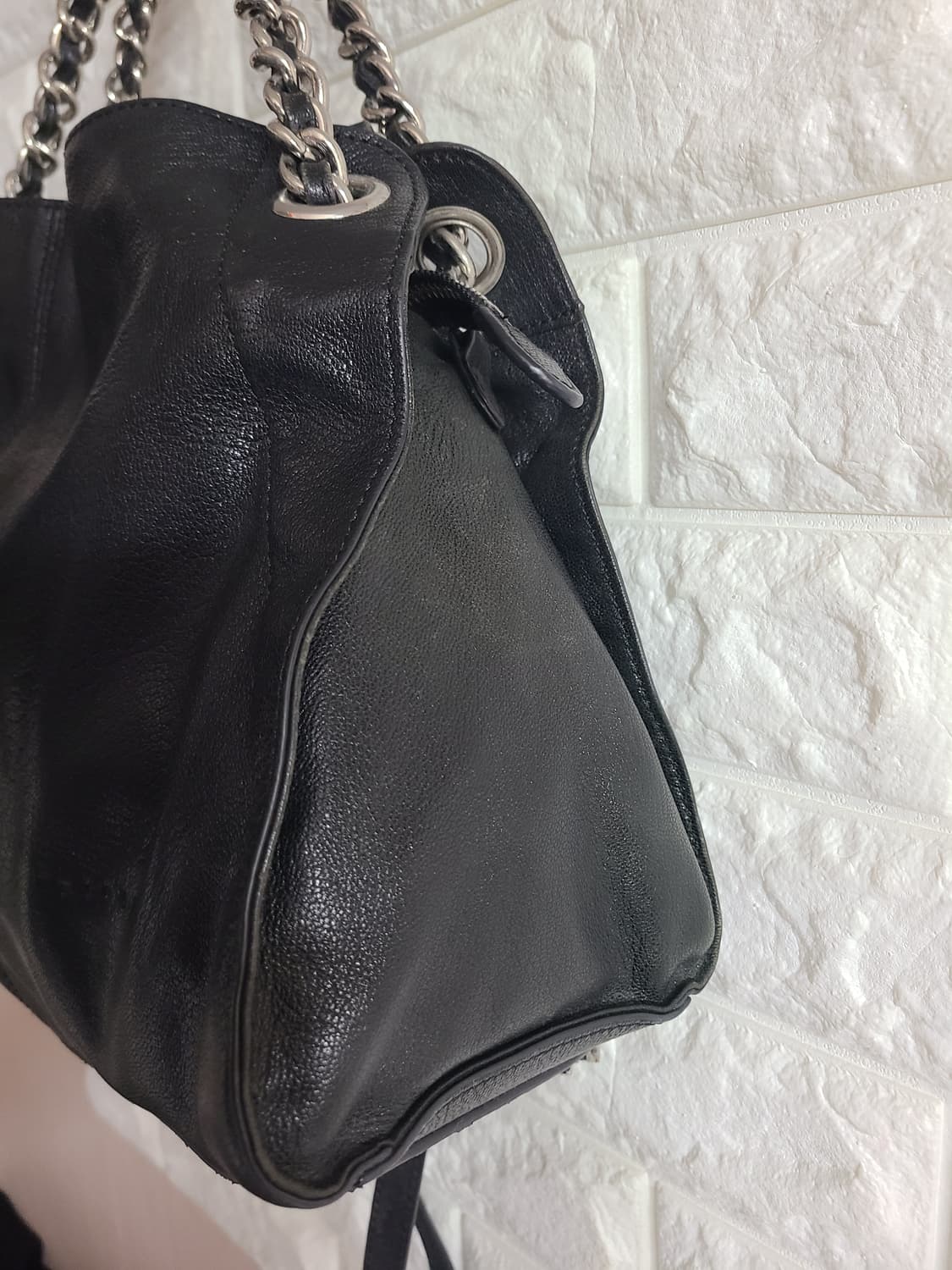 시슬리 가죽 체인 숄더백 상품이미지2