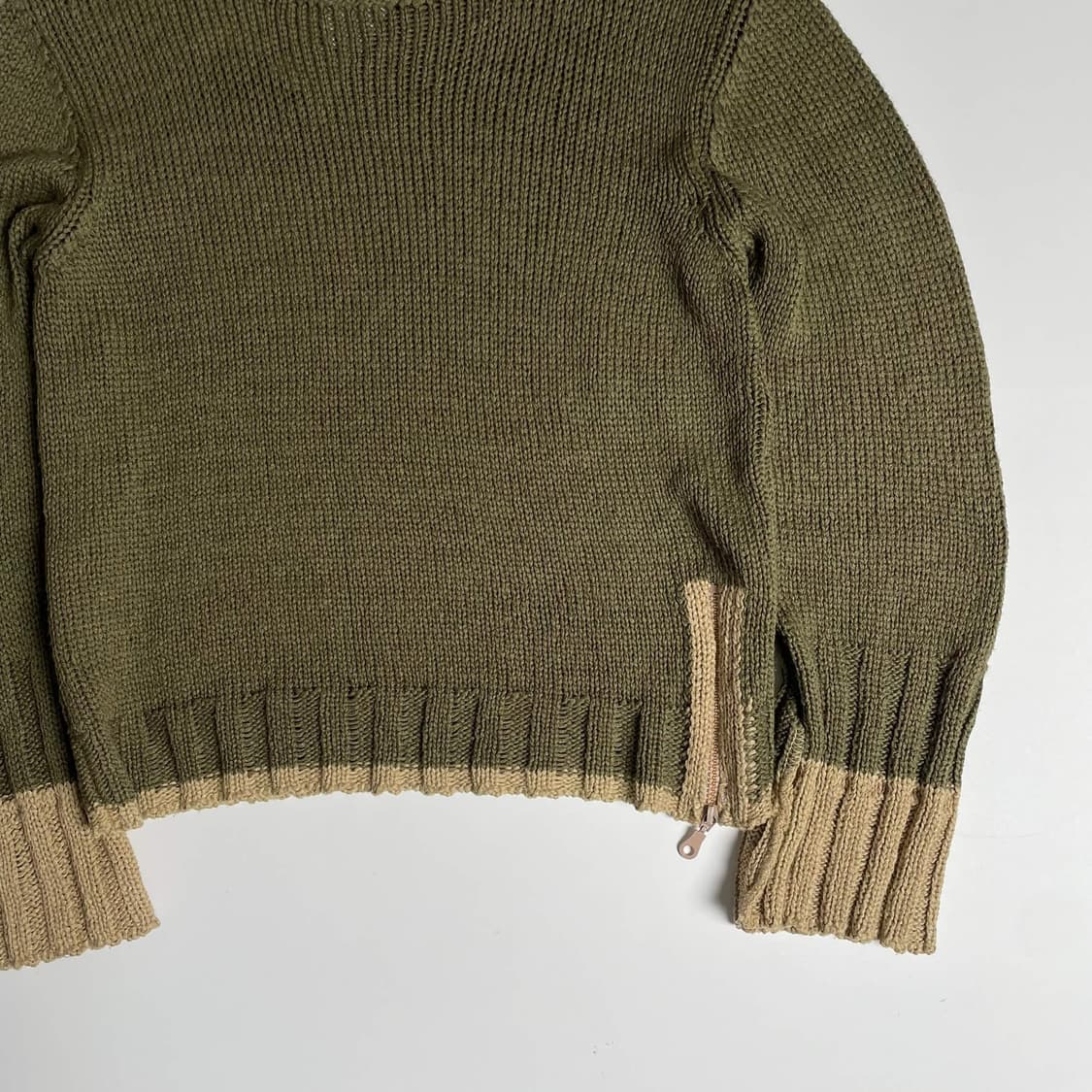 Ogg geral paris 2톤 지퍼 니트 (france)   상품이미지3