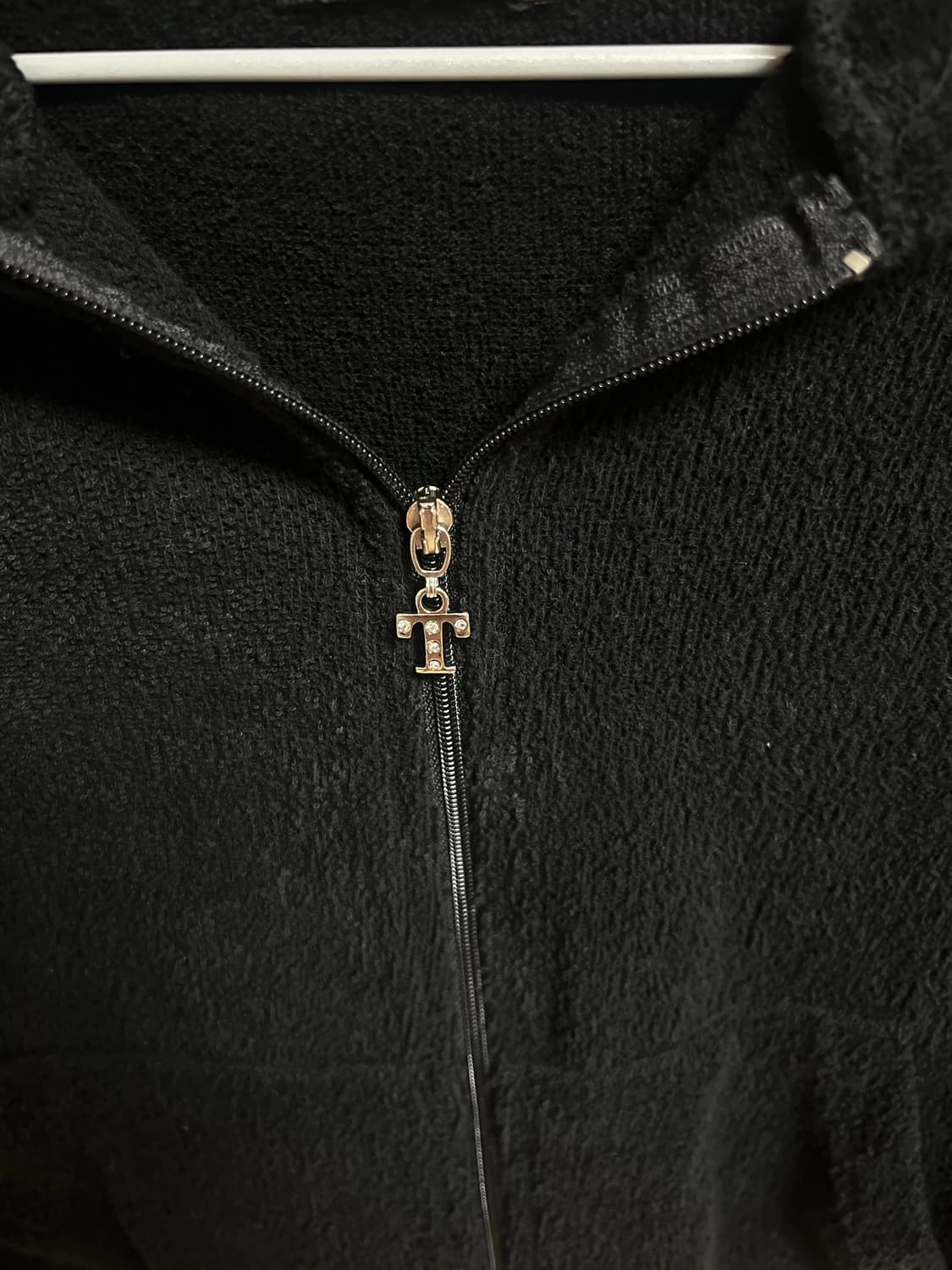 Tanger 블랙 후리스 집업 상품이미지3