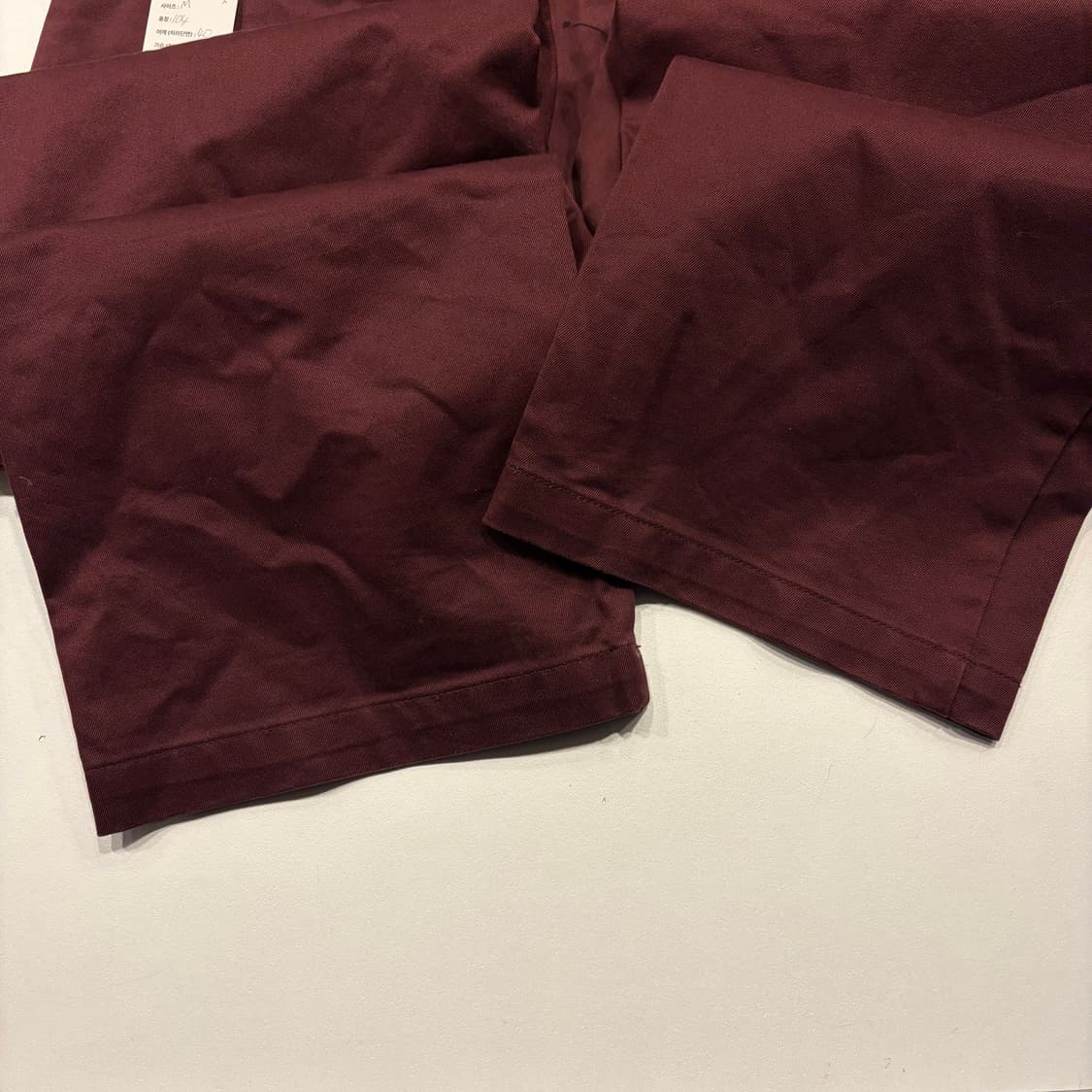 [M] 디스이즈네버댓 코튼 팬츠 마룬색 바지 C73 상품이미지6