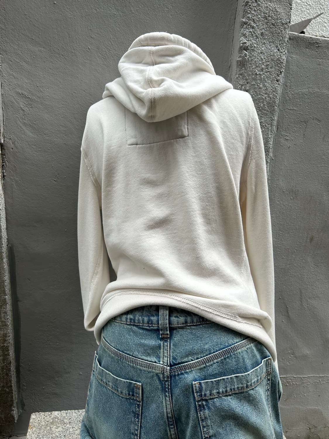 *rare* 00s 아베크롬비 y2k 크림맛 후드티  상품이미지3