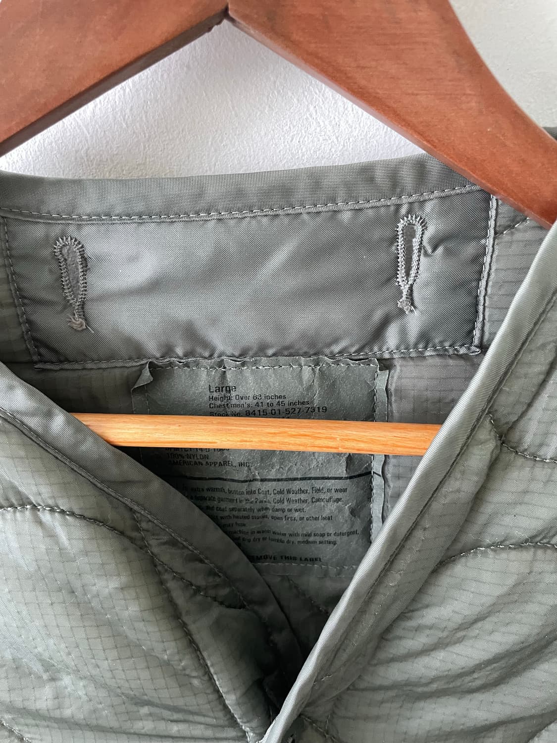 Vintage American Apparel Liner Jacket 상품이미지4