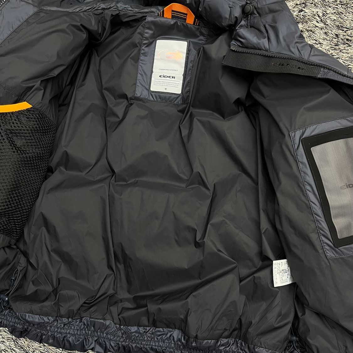 아이더 장원영 숏패딩 경량 에어본 폴라 다운 자켓 (M) 상품이미지5