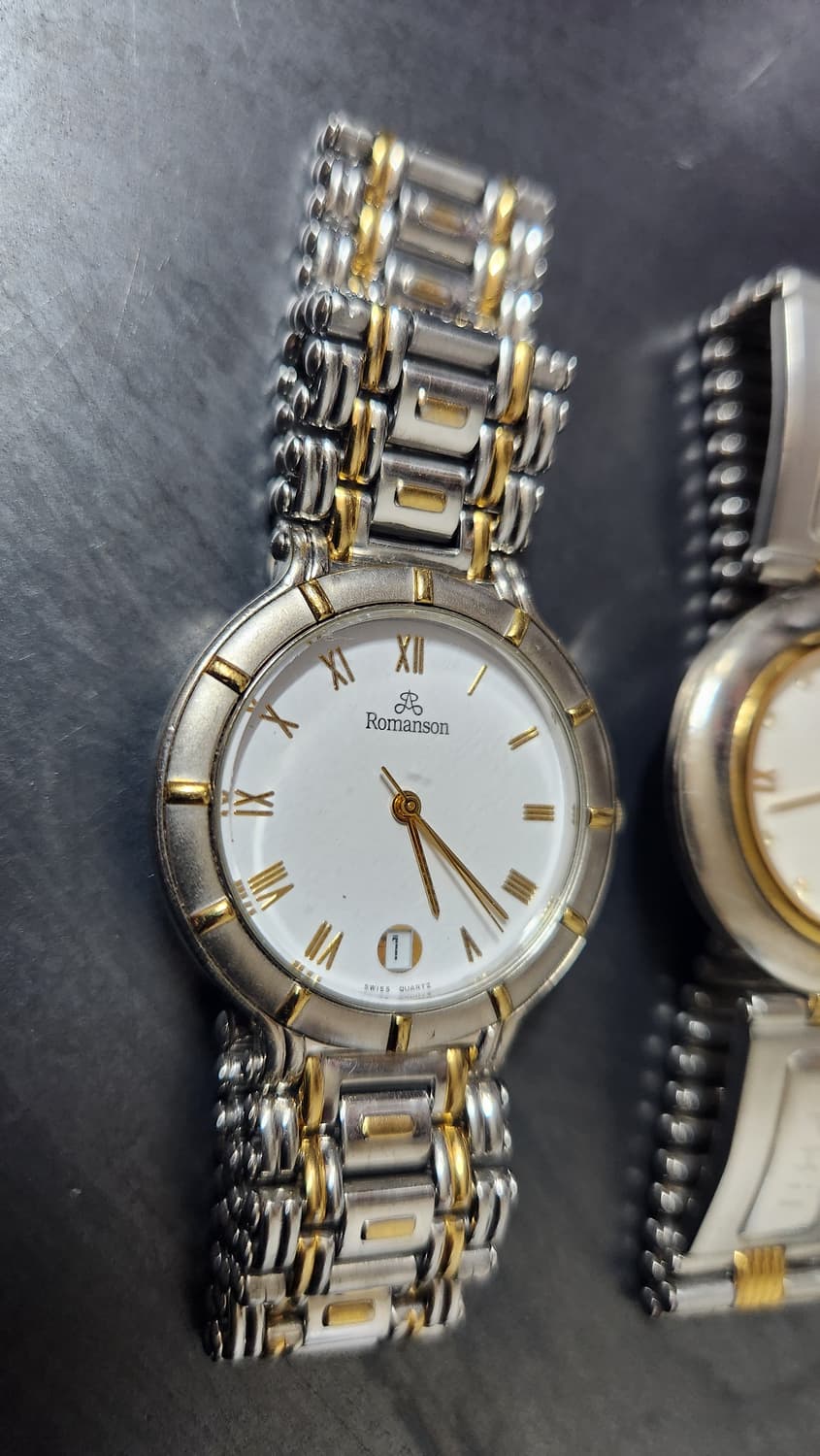 빈티지 로만손 남성용 시계 2개 상품이미지2